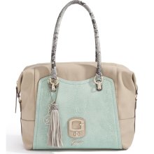 GUESS Azadeh Box Satchel, CAMEL