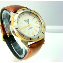 Guess Beautiful White Dial Men's Watch