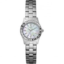 Guess G86149l Womens Stainless Steel Silver Mother Pearl Dial Watch