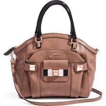 GUESS Isia Small Dome Satchel, CAMEL MULTI