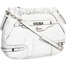 ..guess Zani..white Incredible Crossbody Bag-steal All The Thunders