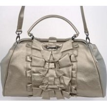 Gunmetal Jessica Simpson Runway Flamenco Frameup Satchel