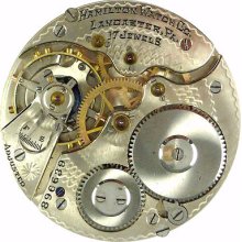 Hamilton 974 Running Pocket Watch Movement - Spare Parts / Repair