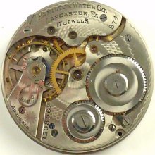 Hamilton Pocket Watch Movement - Grade 974 - Spare Parts / Repair
