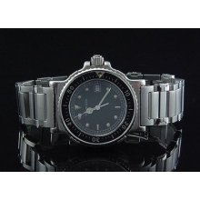 Handsome Estate Tiffany & Co Stainless Men's Submarine Watchoriginal Band 8 In