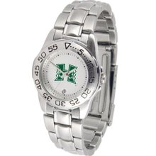 Hawaii Warriors UH Womens Steel Sports Watch