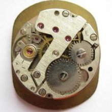 Helicon Fe 233.60 N.o.s. Watch Movement And Blue Dial Runs And Keeps