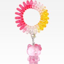 Hello Kitty Coil Bracelet With Charm: Light Pink