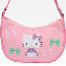 Hello Kitty Hobo Bag: Purple Ribbon