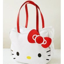 Hello Kitty Lady Girl Fashion Shoulder Tote Shopping Bag Travel Luggage Handbag - Other Beige