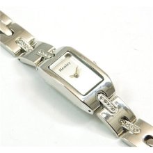 Henley Silver Tone Crystal Bracelet Strap Watch