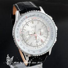 High Quality Men's Automatic Mechanical Formal Watch Three Small Adjustable Dial