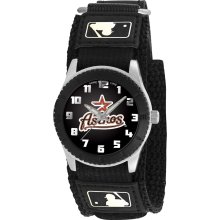 Houston Astros Black Rookie Youth / Ladies Watch By Gametime Mlb-rob
