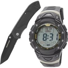 Humvee Men's Sportsman's Watch/knife Combo