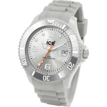 Ice-Watch Sili Collection Silver Silicone Unisex Watch SISRUS09