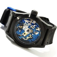 Invicta 10661 Men's Corduba Blue & Silver Skeleton Dial Black ...