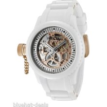 Invicta Watch 1827 Women's Russian Diver Mechanical White Poly Watch $995