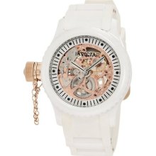 Invicta Women's Russian Diver White Skeleton Dial Watch 1827