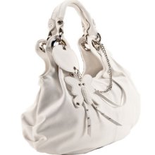 Jacky&celine J 914-1 002 White Hobo/shoulder Bag