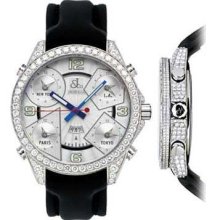 Jacob & Co. JC3-A Men's 5 Time Zone All Diamonds