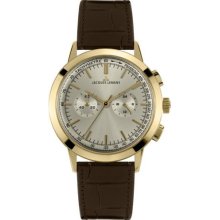 Jacques Lemans Nostalgie N-1564B Gents Brown Leather Strap Watch