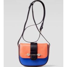 Jason Wu Daphne Mini Colorblock Crossbody Bag Orange/Blue
