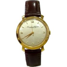 Jcr_m Iwc Schaffhausen - Vintage Mechanical Watch Gold 18k Perfect