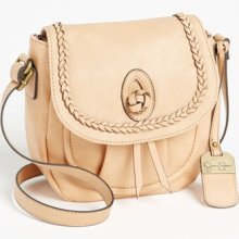 Jessica Simpson 'Emma' Faux Leather Crossbody Bag Vachetta