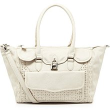 Jessica Simpson Madison Satchel - Antique White