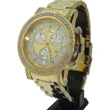 Joe Rodeo Trooper 3.25 ct Diamond Mens Watch JTRO7