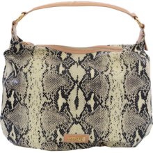 Just Cavalli Animal Print 100% Leather Hobo Handbag Bag