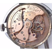 Kelbert Automatic - Complete Running Watch Movement - Sold For Parts