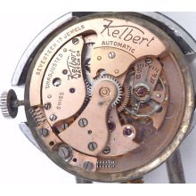 Kelbert Automatic - Complete Running Watch Movement - Sold For Parts