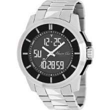 Kenneth Cole York Kc9110 Digi-touch Stainless Steel Men's Watch