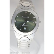 Kenneth Cole York Steel Band Green Dial Men's Watch Kc3215