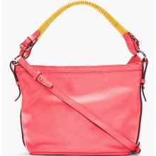 Kenzo Hot Pink Leather Convertible-strap Shoulder Bag