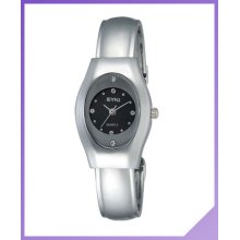Kimio Women's Fashion Bracelet Band Quartz Watch Simple Dial Watch Black D8