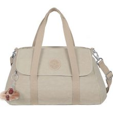 Kipling Indira Handbag / Shoulder Bag Caffe Latte Rrp Â£74