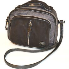 Kipling Nylon Crossbody Purse Gray Handbag