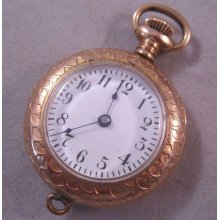 Knickerbocker Ladies Pocket Watch New York Gold Filled Antique