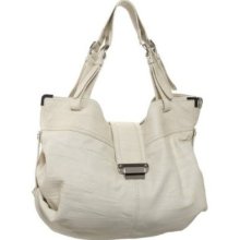 Kooba Natasha Covertible Ivory Leather Tote Bag Shoulder Bag $675 493483007