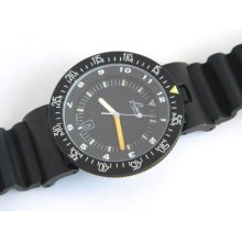 Laco By Lacher German Militar Diver Watch 46mm Black Eta 2824-2