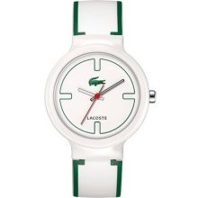 Lacoste Sport Collection Goa Green White Dial Watch 2010528