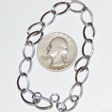 Ladies Bracelet Sterling Stamped 6.1 Grams Unique Style Very Shiny