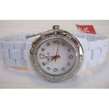 Ladies Relic By Fossil Bella White Analog Watch- Zr11883