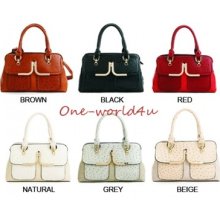 Ladies Totes Faux Leather Handbag Hobo Inspired Womens Work Bag Shoulder Bag