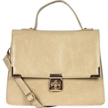 Lauren Ladylike Satchel - Beige ...