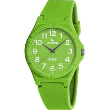 Laurens Italian Design Children's Neon Green Rubber Analog Watch