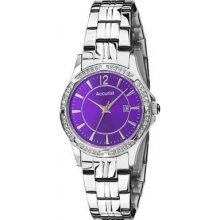 LB1537V Accurist Ladies Silver Tone Watch