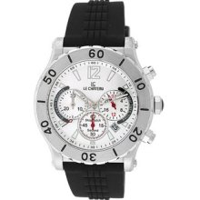 Le Chateau Dinamica Men's All Steel Rubber Strap Sport